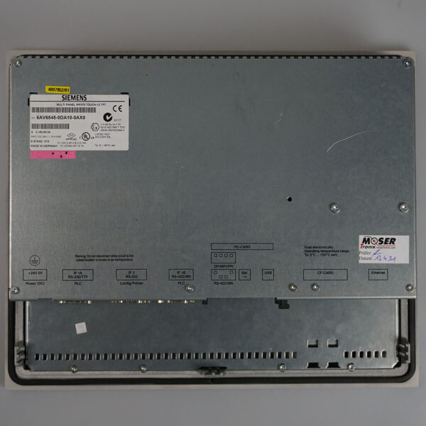 Siemens Simatic Multipanel MP370 Touch